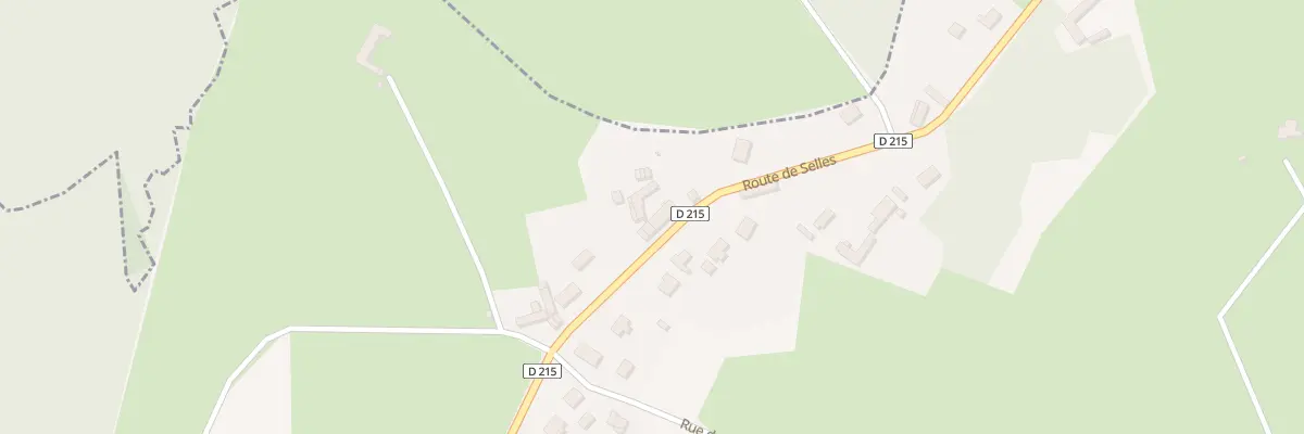 Plan du 69 Rte de Selles à Menneville