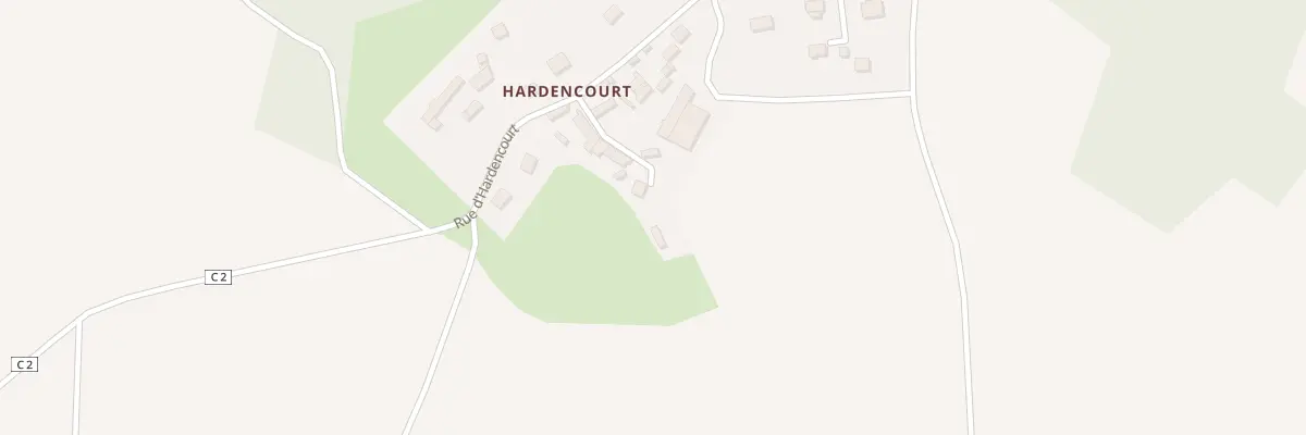 Plan du 8 Imp Porte au Garde à Jaméricourt