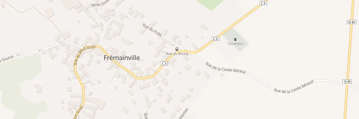 Plan du 20 Rue du Bourg à Frémainville