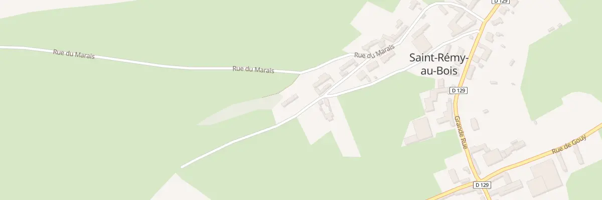 Plan du 13 Rue du Marais à Saint-Rémy-au-Bois