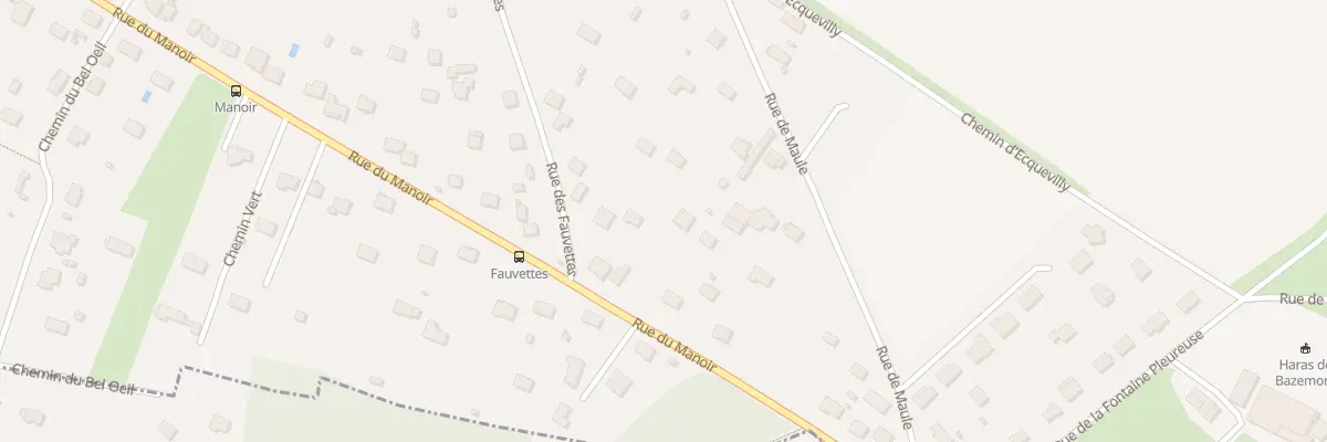 Plan du 61B Rue du Manoir à Bazemont