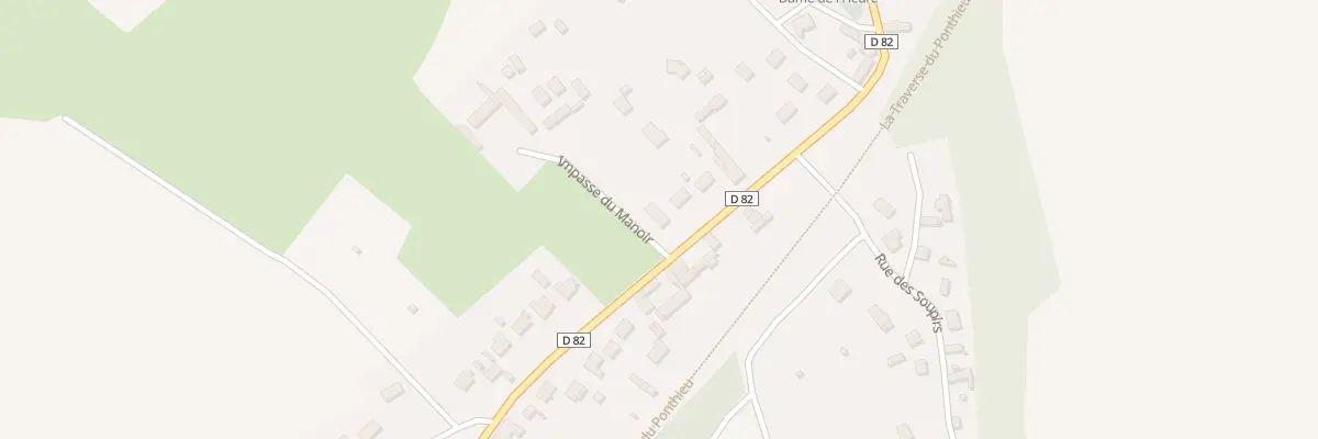 Plan du 110 Rue des Prés à Caours