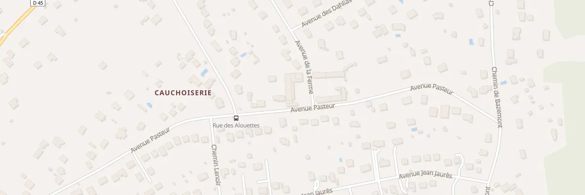Plan du 16B Rue Pasteur à Maule