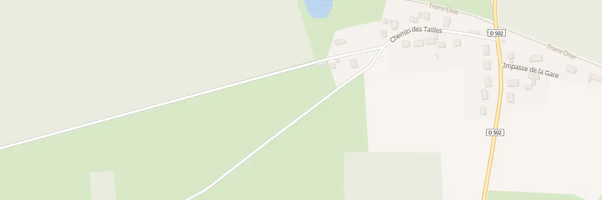 Plan du 1 Che des Tailles à Blacourt