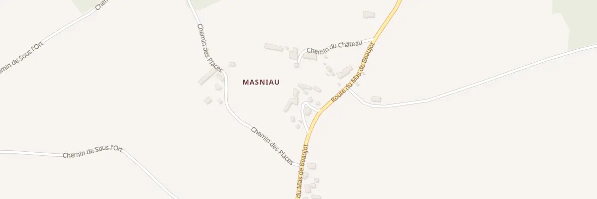 Plan du 5106 Mas Niau à Laramière