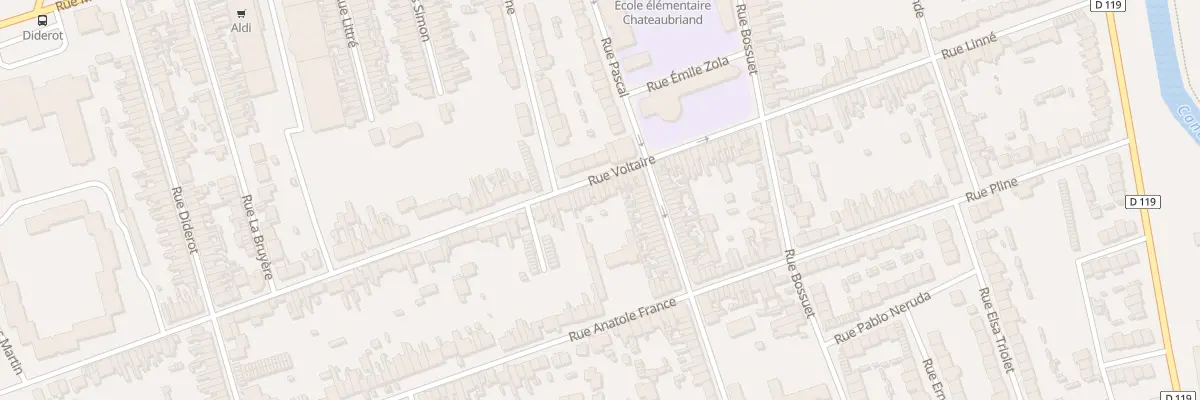 Plan du 120 Rue Voltaire à Calais