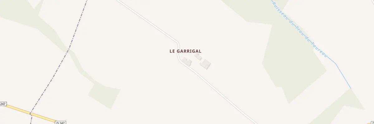 Plan du 38 Le Garrigal à Saint-Amans