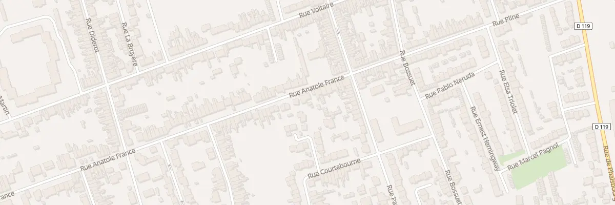 Plan du 212D Rue Anatole France à Calais
