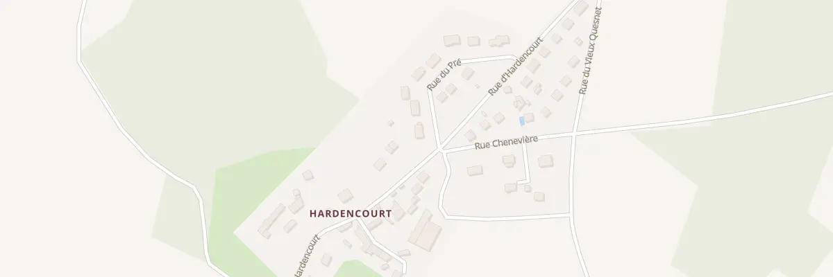 Plan du 15 Rue du Pré à Jaméricourt