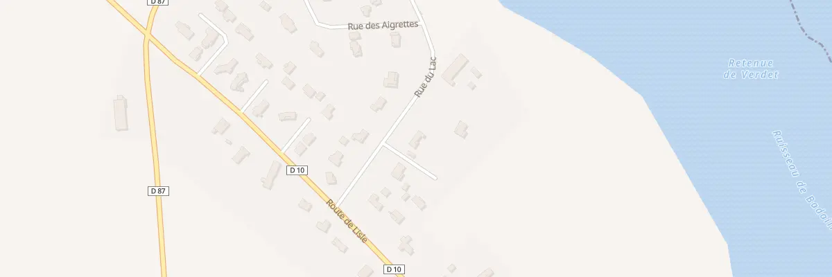 Plan du 8 Rue du Lac à Peyrole