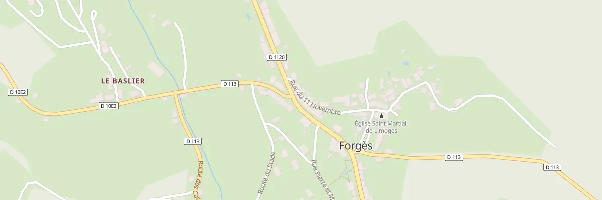 Plan du 21 Av Pasteur à Forgès