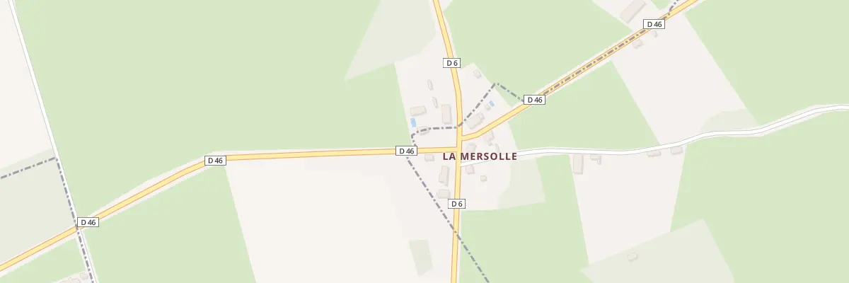 Plan du 2 La Mersolle à Lourdoueix-Saint-Pierre