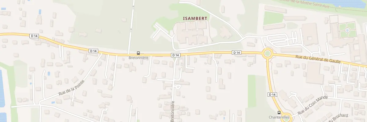 Plan du 2369 Rue du Gen de Gaulle à Olivet