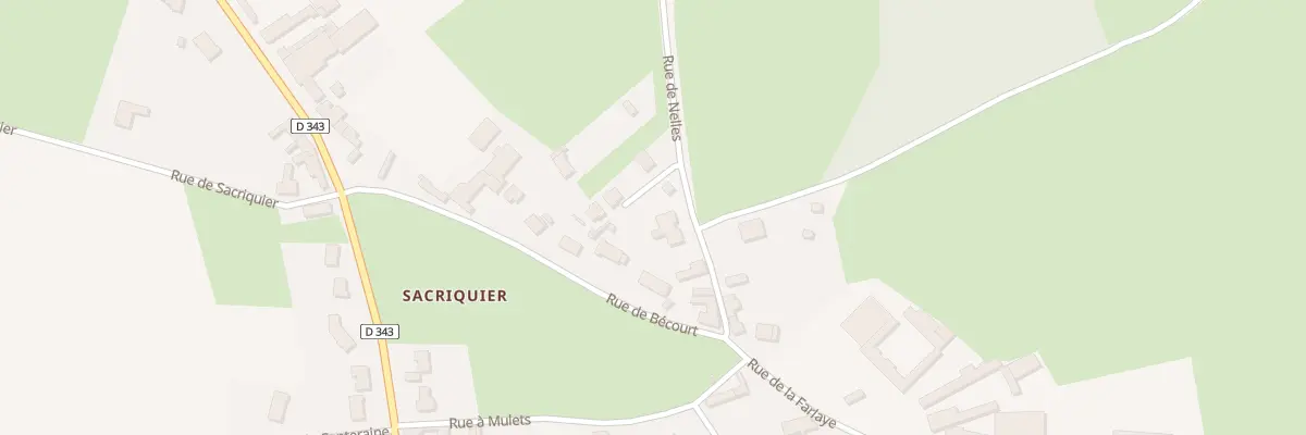 Plan du 3 Rue de Nelles à Courset
