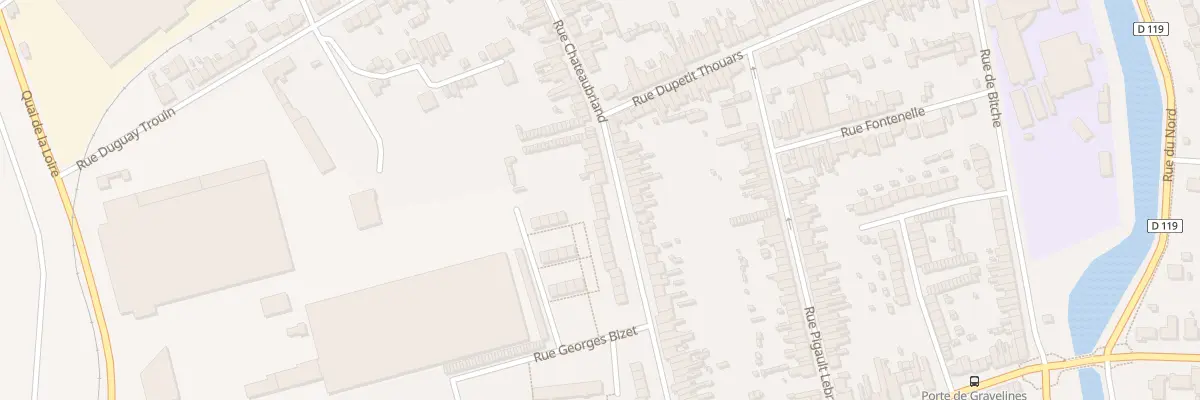 Plan du 45 Rue Chateaubriand à Calais