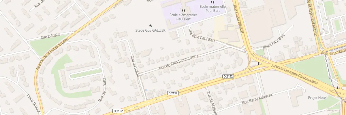 Plan du 20 Rue du Clos Saint-Gabriel à Saint-Jean-de-la-Ruelle