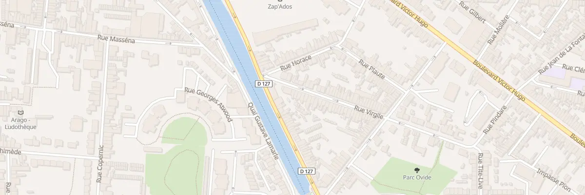 Plan du 6 Rue Virgile à Calais