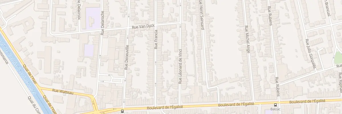 Plan du 35 Rue Léonard de Vinci à Calais