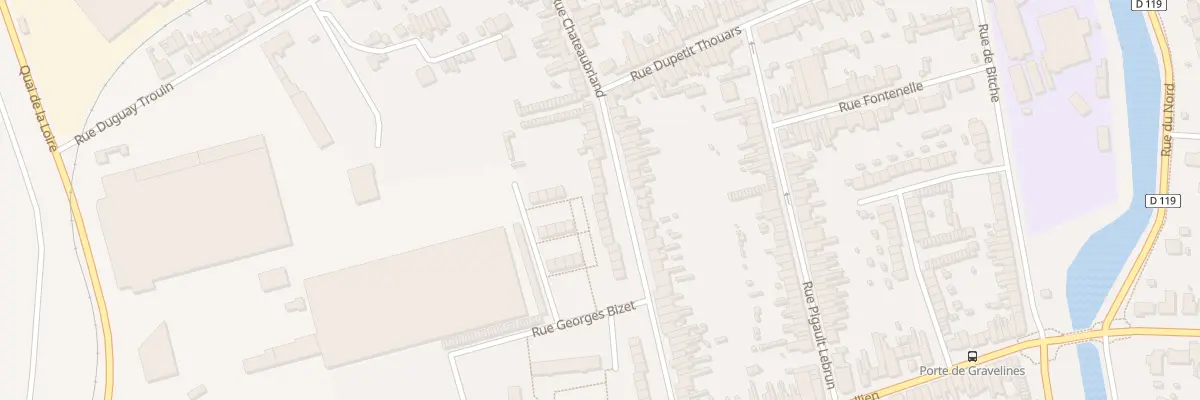 Plan du 39 Rue Chateaubriand à Calais