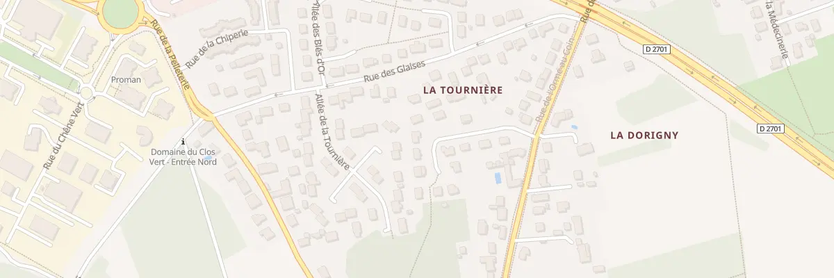 Plan du 150 All du Bois Bouchet à Saran