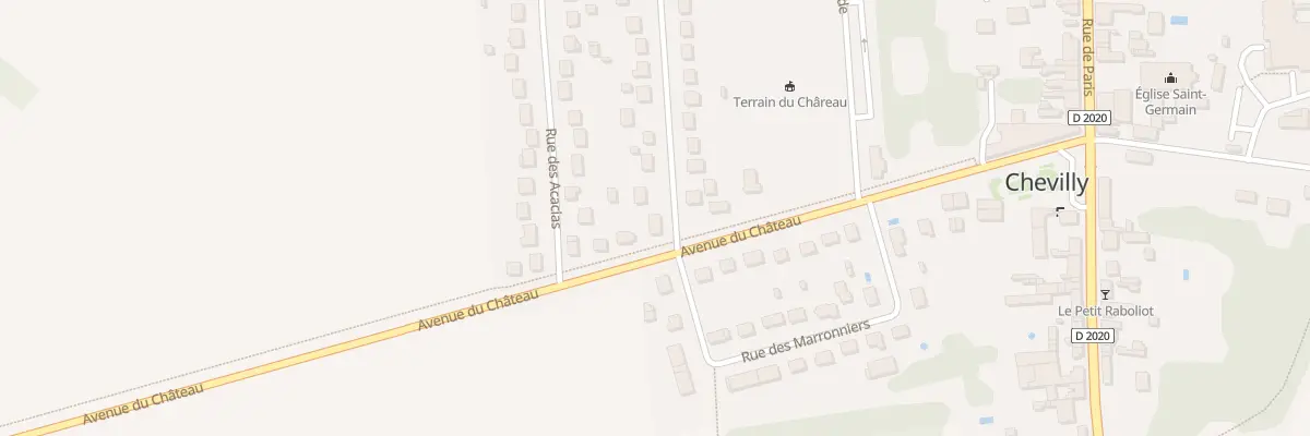 Plan du 1 Rue de l’Avenir à Chevilly