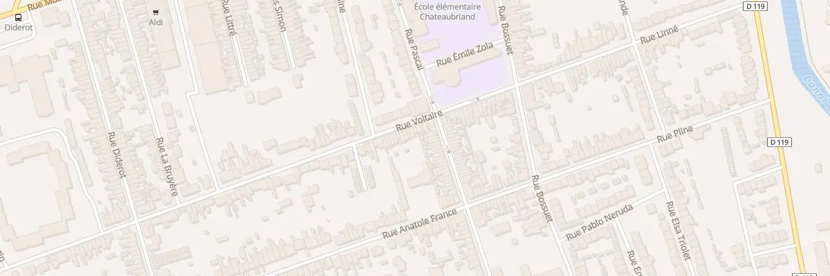 Plan du 126 Rue Voltaire à Calais