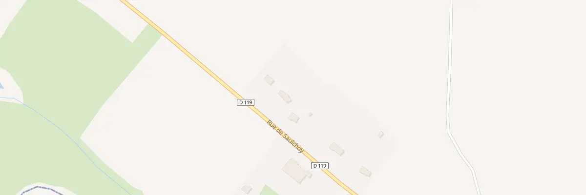 Plan du 13 Rue de Saulchoy à Douriez