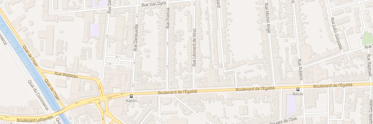 Plan du 15 Rue Léonard de Vinci à Calais