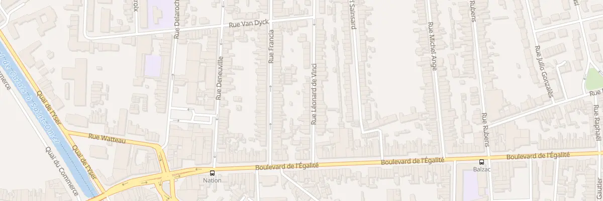 Plan du 23 Rue Léonard de Vinci à Calais