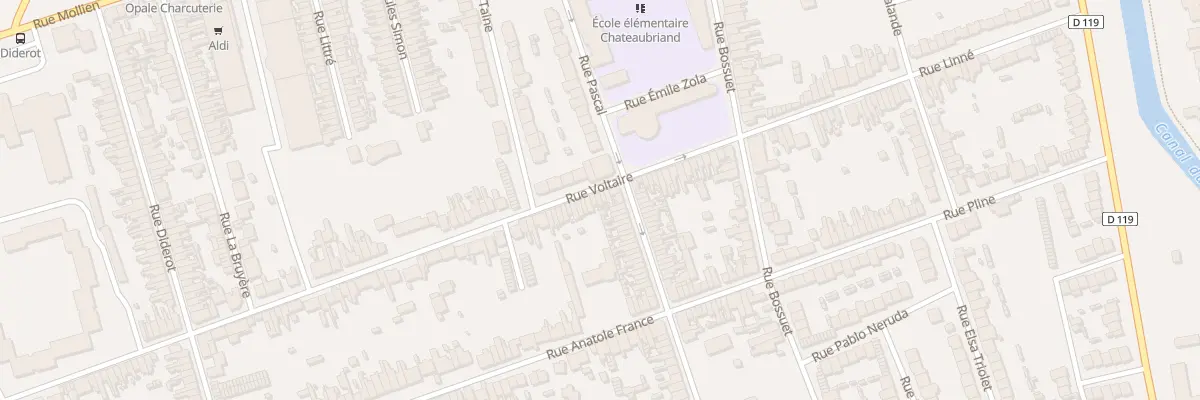 Plan du 130 Rue Voltaire à Calais