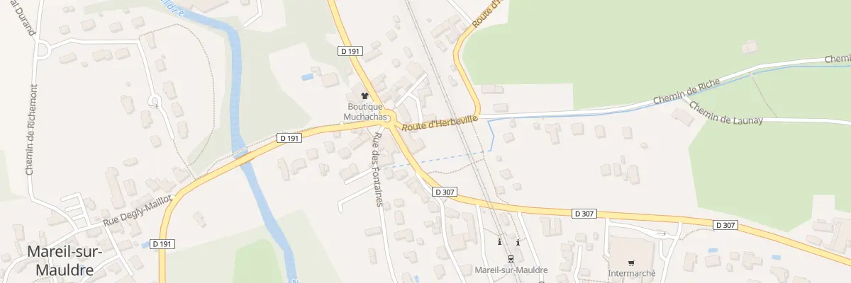 Plan du 2 Rte d’Herbeville à Mareil-sur-Mauldre