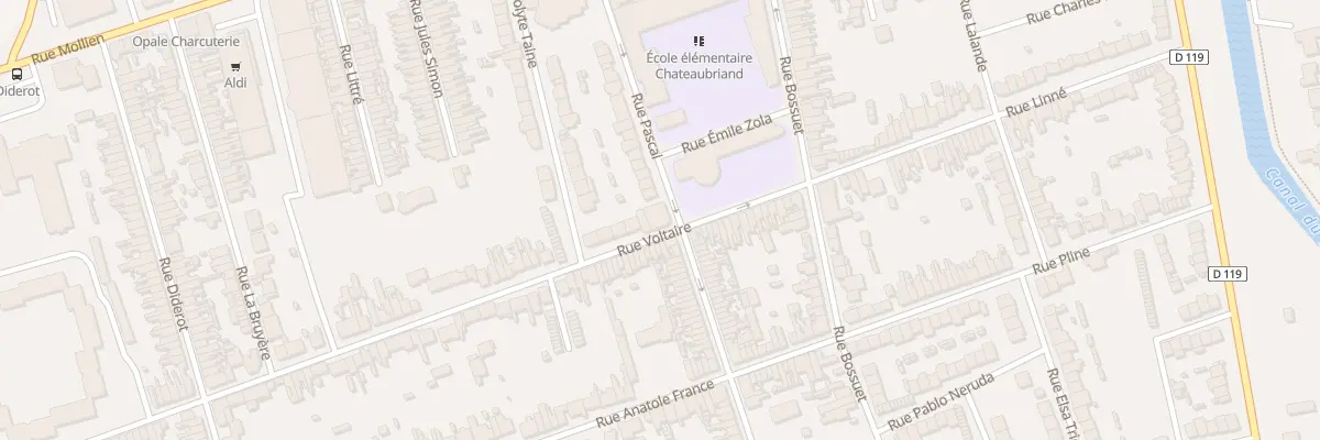 Plan du 123 Rue Voltaire à Calais