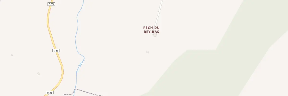 Plan de Pech Del Rey Bas à Verfeil