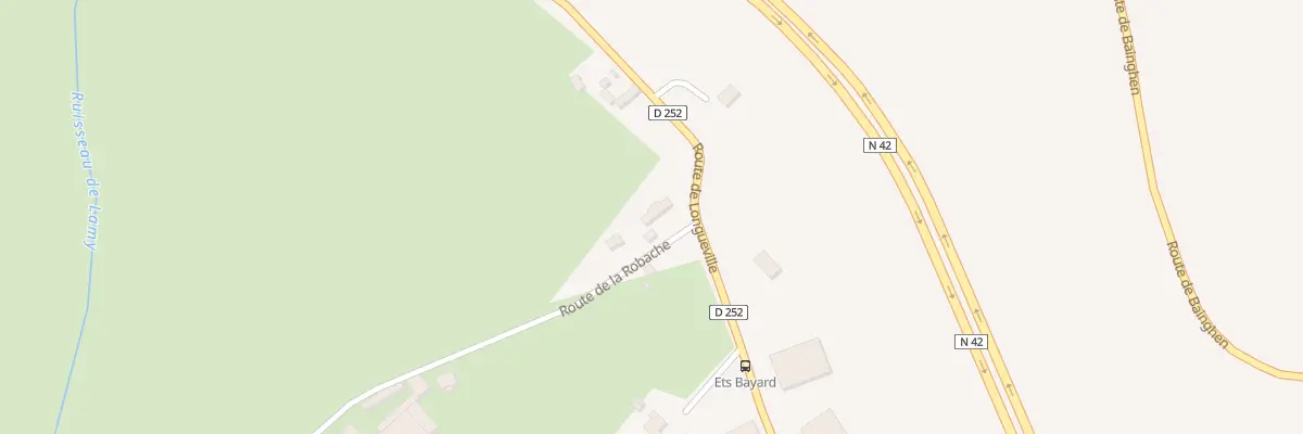 Plan du 2 Rte de la Robache à Nabringhen