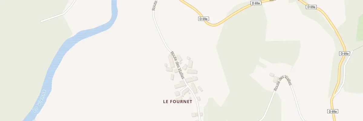 Plan du 5075 Le Fournet à Rempnat
