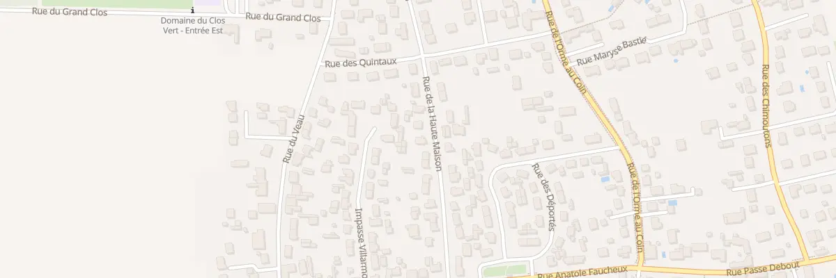 Plan du 159 Rue de la Haute Maison à Saran