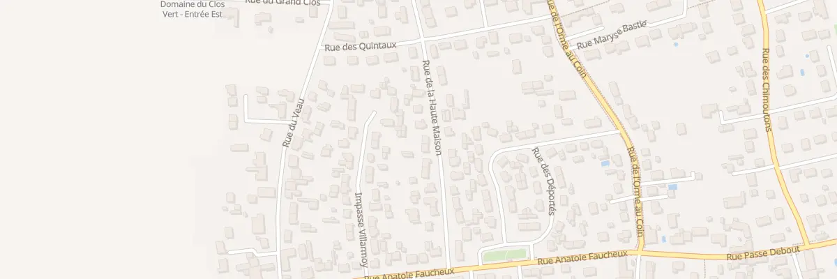 Plan du 153 Rue de la Haute Maison à Saran