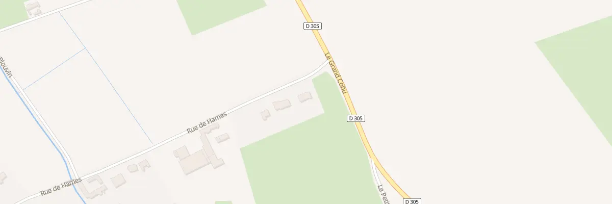 Plan du 1425 Rue de Hames à Hames-Boucres