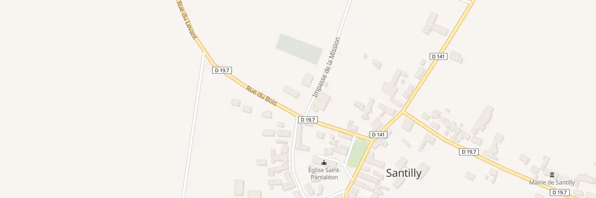 Plan du 3B Rue du Bois à Santilly