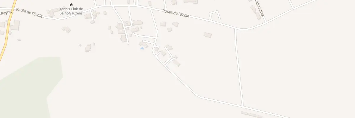 Plan du 183 Che Chemin des Aigrettes à Saint-Gauzens