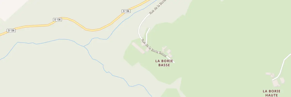 Plan du 266 Rue de la Borie Basse à Bassignac-le-Bas