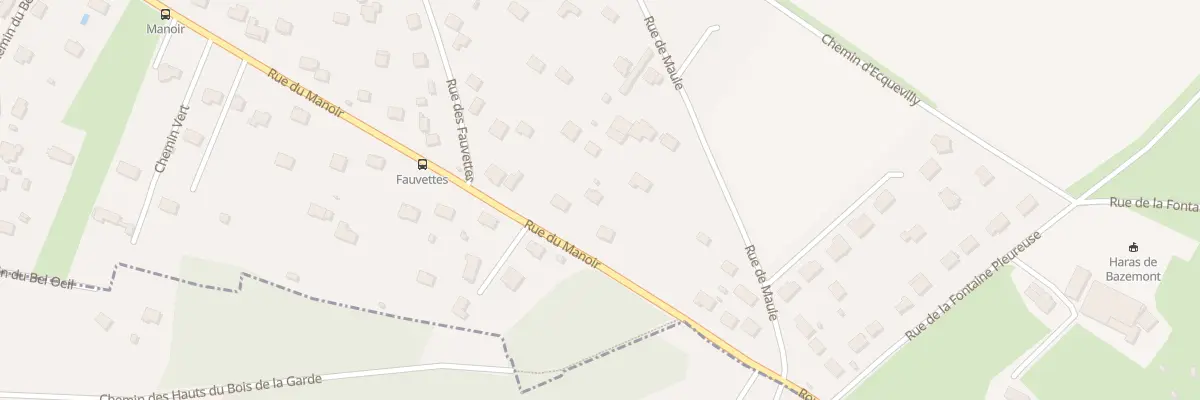 Plan du 69 Rue du Manoir à Bazemont