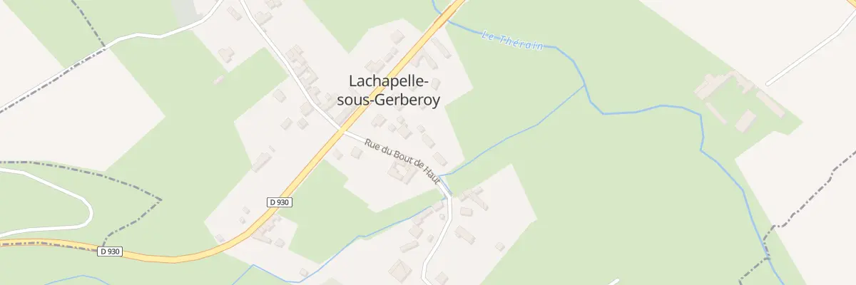 Plan du 3 Rue du Bout du Haut à Lachapelle-sous-Gerberoy