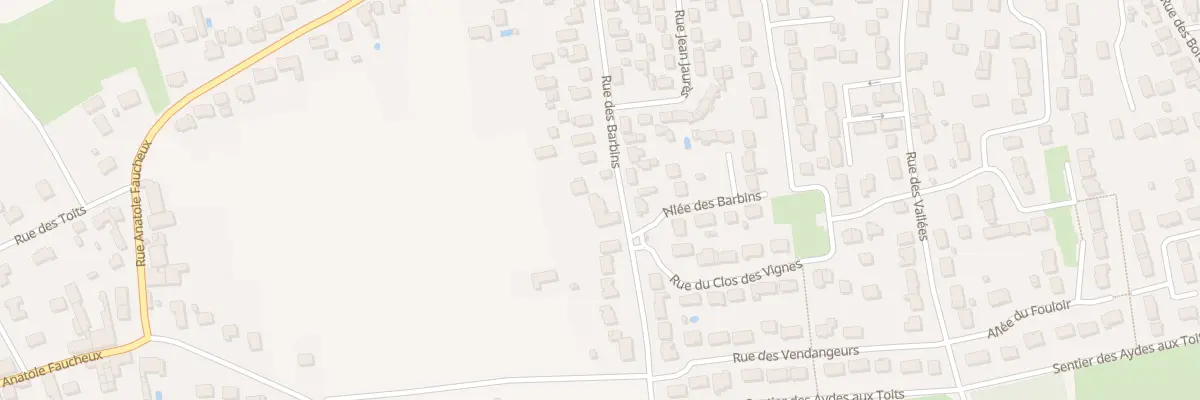Plan du 210 Rue des Barbins à Saran