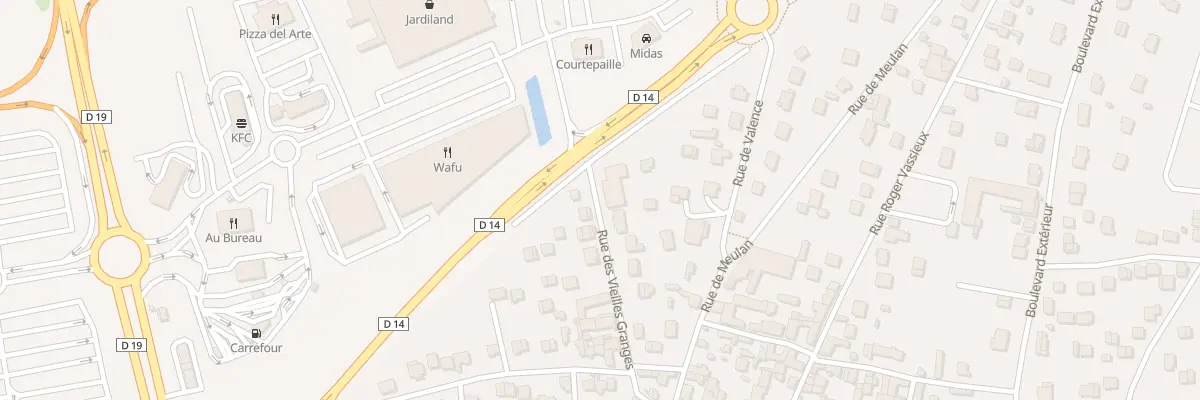 Plan du 190 Rue des Vieilles Granges à Flins-sur-Seine