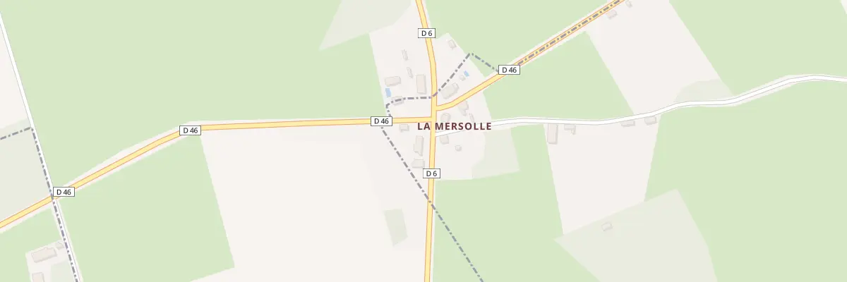 Plan du 1 La Mersolle à Lourdoueix-Saint-Pierre