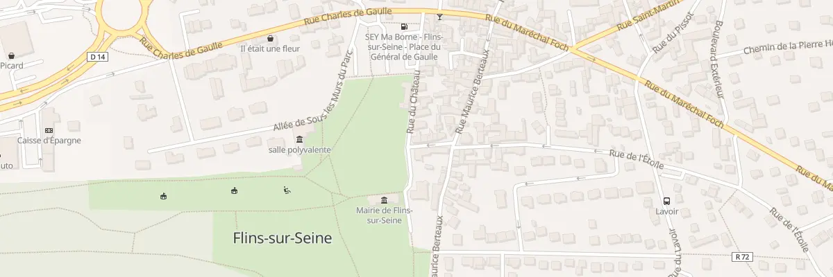 Plan du 139 Rue du Château à Flins-sur-Seine