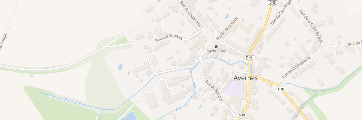 Plan du 10 Rue du Ruisseau à Avernes