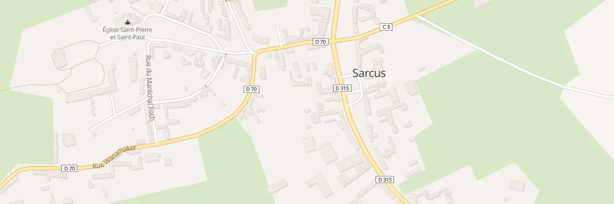 Plan du 26 Rue Mirlandaise à Sarcus