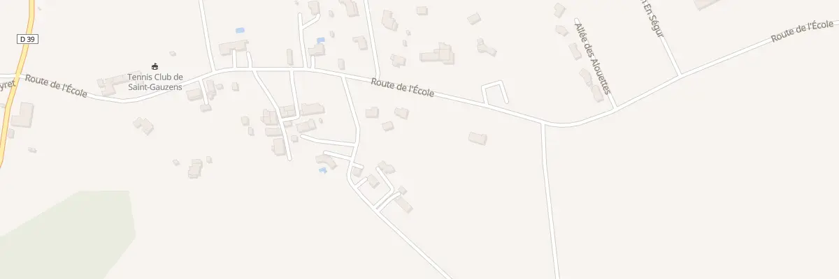 Plan du 1 La Baille à Saint-Gauzens